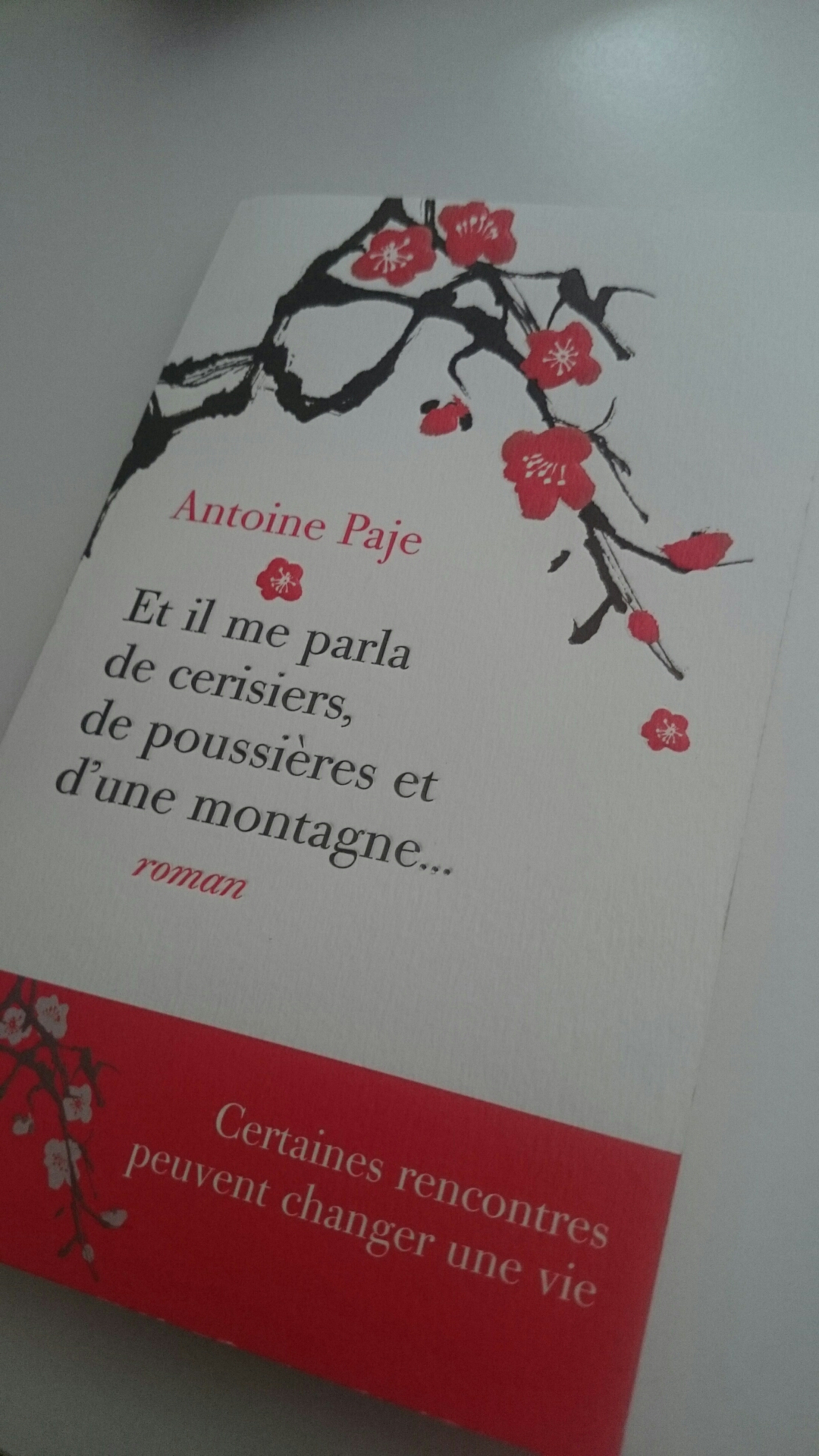 “Et il me parla de cerisiers, de poussières et d’une montagne… ” d’Antoine Paje