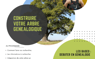 Atelier Construire votre arbre généalogique – Les bases