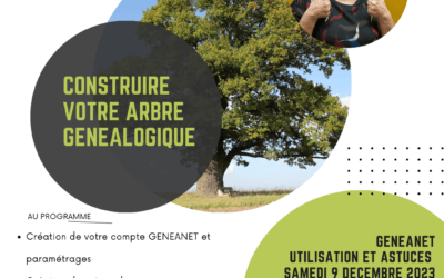 Atelier Généalogie : Généanet – utilisation et astuces