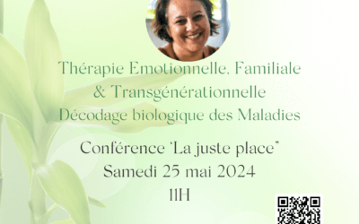 Conférence La Juste place