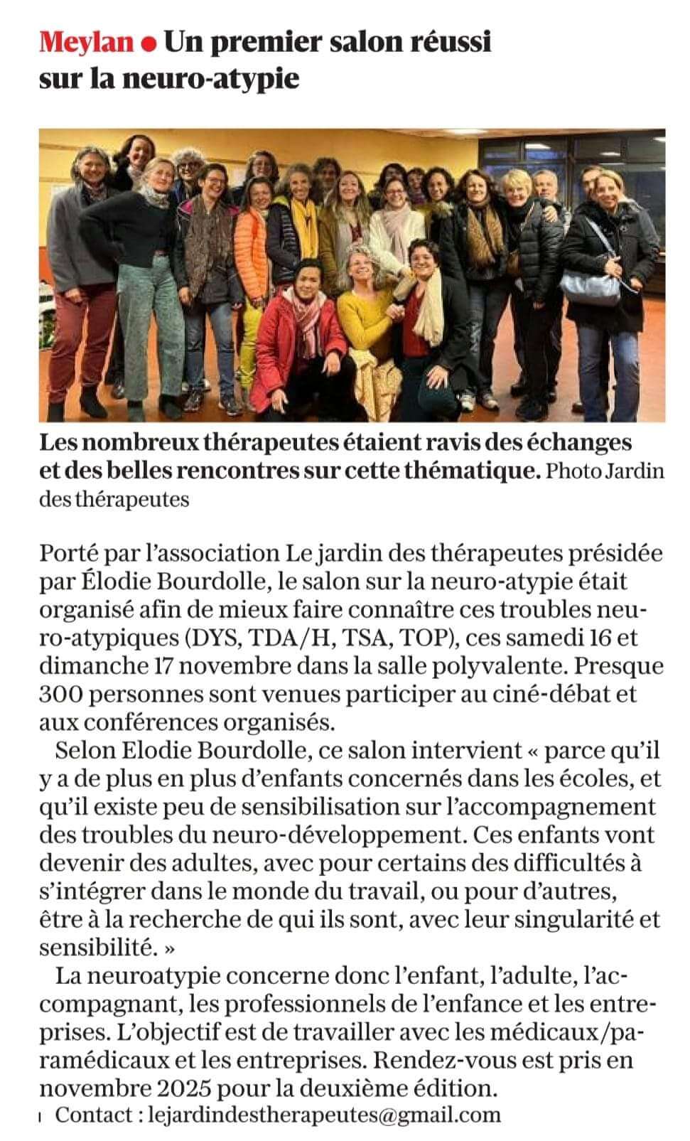 Article Salon Neuroatypie